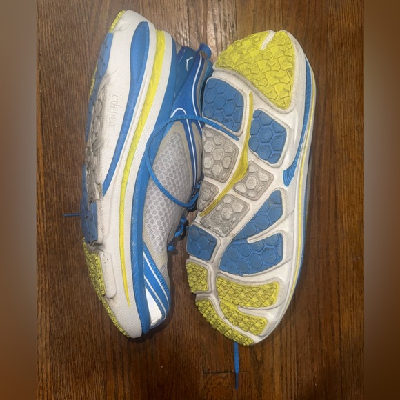 Hoka Blue and Yellow Athletic Sneakers main image 10